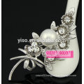 rhinestone pearl prom brooch pin jewelry